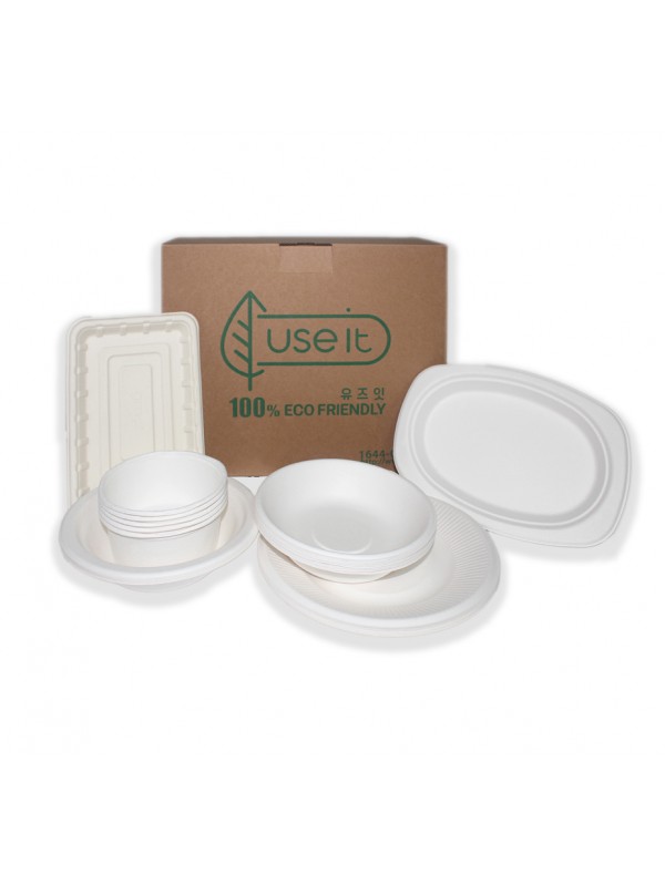 유즈잇 일회용 캠핑그릇 패키지
